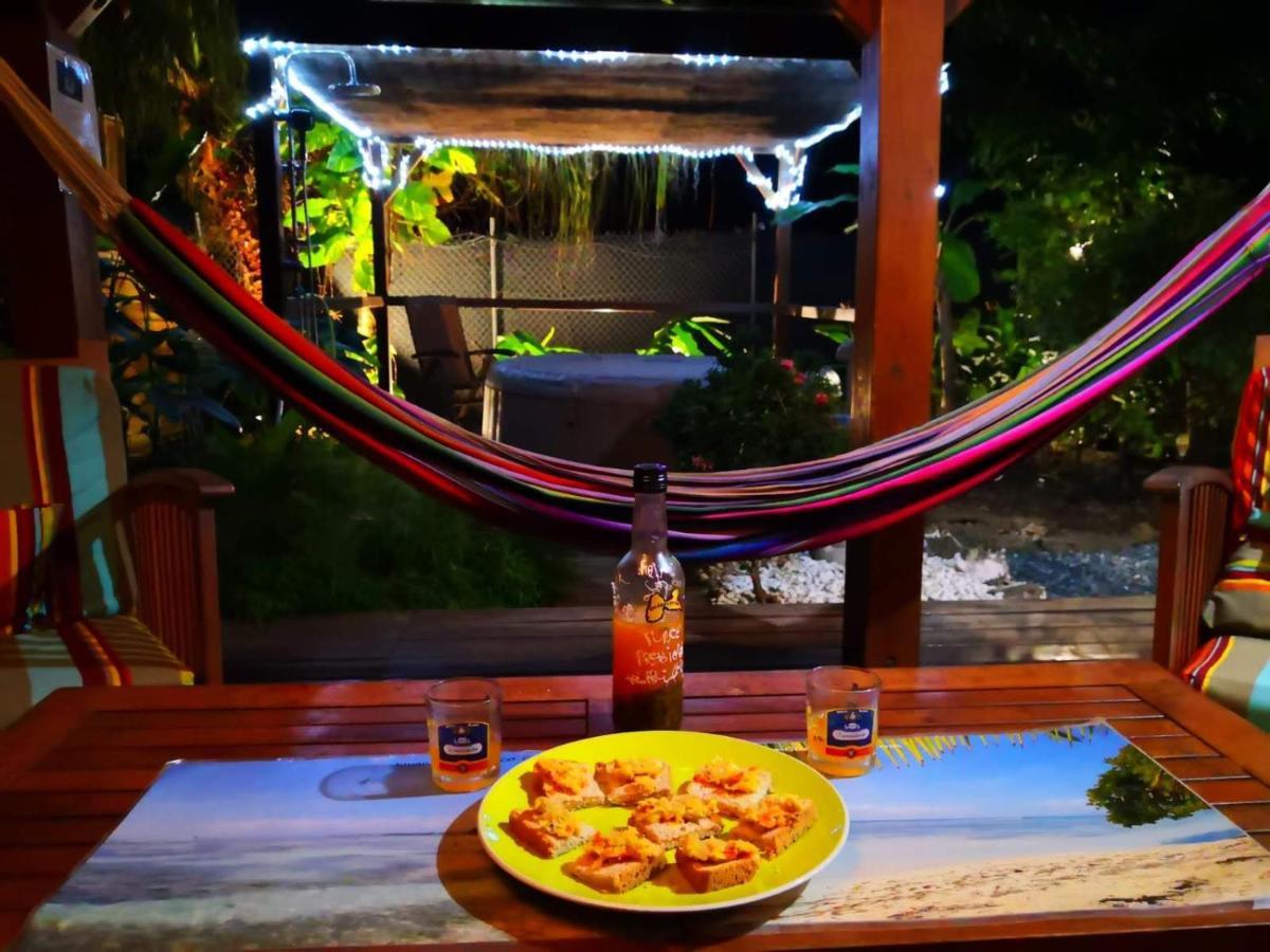 Kaz Creole Aventure Tropicale Insolite, Fibre, Jardin Et Jacuzzi Prives سانت فرانسوا المظهر الخارجي الصورة