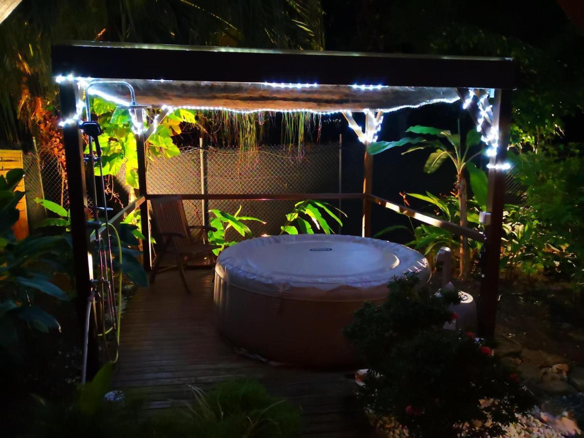 Kaz Creole Aventure Tropicale Insolite, Fibre, Jardin Et Jacuzzi Prives سانت فرانسوا المظهر الخارجي الصورة