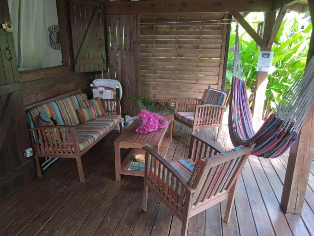 Kaz Creole Aventure Tropicale Insolite, Fibre, Jardin Et Jacuzzi Prives سانت فرانسوا المظهر الخارجي الصورة
