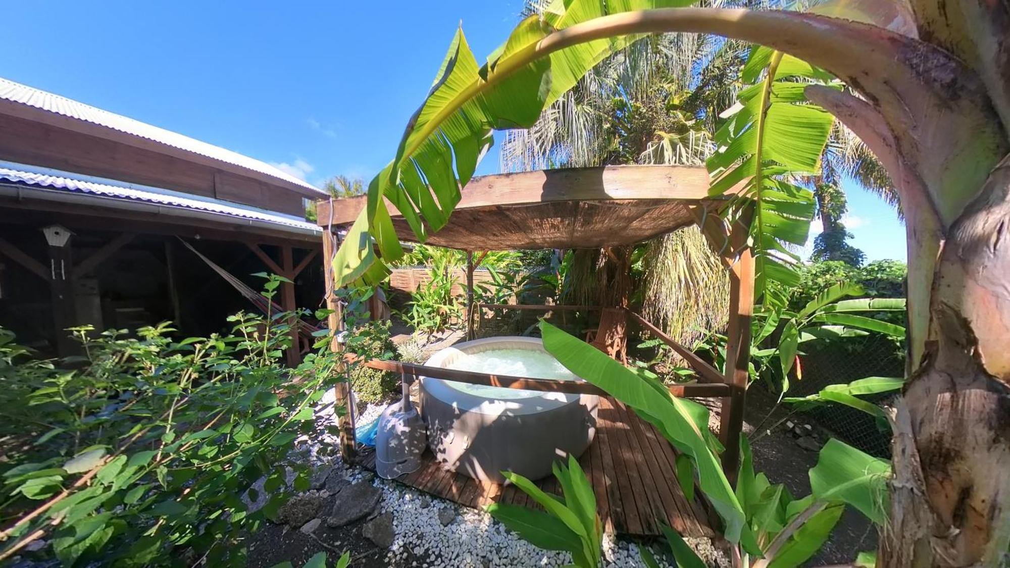 Kaz Creole Aventure Tropicale Insolite, Fibre, Jardin Et Jacuzzi Prives سانت فرانسوا المظهر الخارجي الصورة