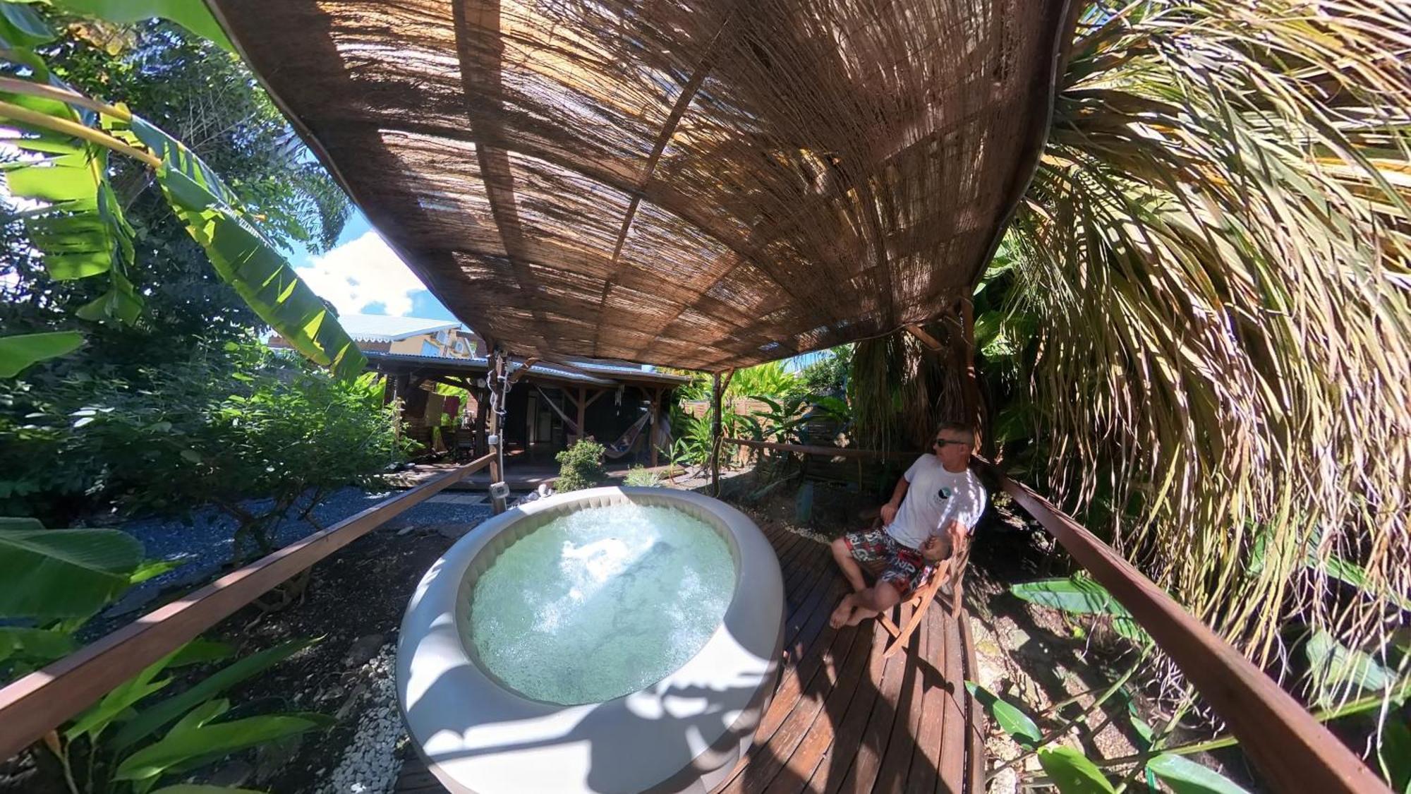 Kaz Creole Aventure Tropicale Insolite, Fibre, Jardin Et Jacuzzi Prives سانت فرانسوا المظهر الخارجي الصورة